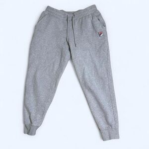 Fila Beige Fleece-Lined Sweatpants